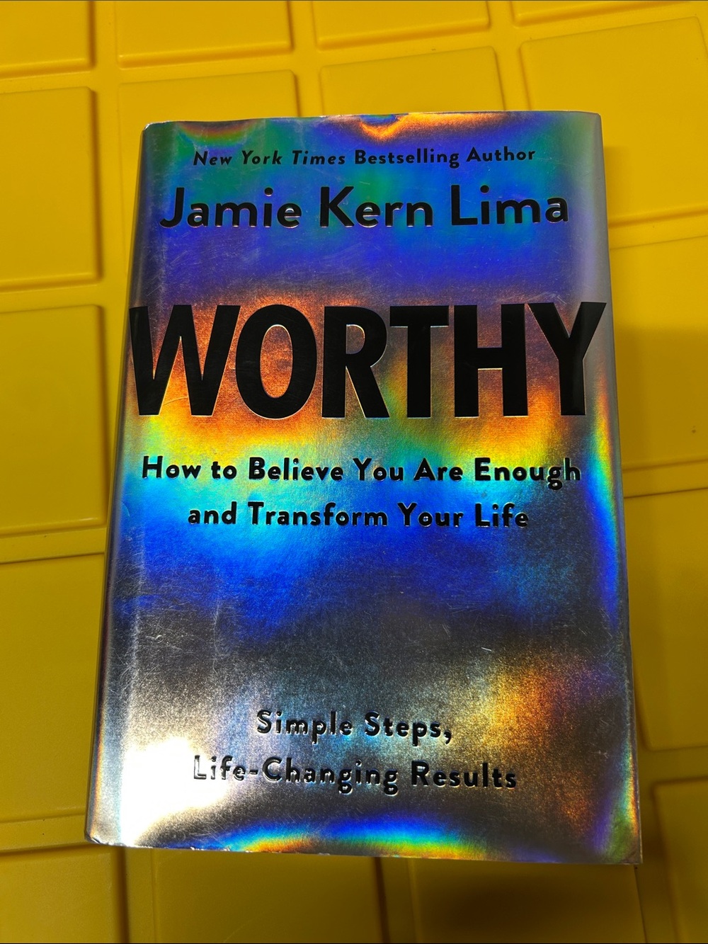 WORTHY Hardcover Book - Iridescent Blue Cover